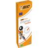 BIC Matic Original Comfort, portamine con mina HB resistente alla pressione da 0,7 mm, colori assortiti (blu, arancione, giallo e grigio), confezione da 12
