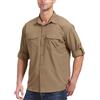 Yenwits Camicia da uomo a maniche lunghe, protezione UV UPF 50+, traspirante, ad asciugatura rapida, per il tempo libero, per escursioni, pesca, trekking