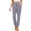 Nieery Pantaloni Pigiama Donna Leggero Cotone Casual Casa con Tasca