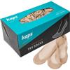 Kaps Calze usa e getta per prova scarpe, confezione da 72 paia | Monouso in nylon da 20 denari, taglia unica, protezione igienica in negozio e a casa