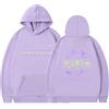 Generisch Mengmiao - Felpa con cappuccio K-Katseye Y2K, unisex, stile coreano