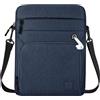 Dadanism 9-11 Pollici Custodia Borsa per Tablet con Tracolla, Grigio Blu