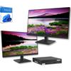 Lenovo Mini pc Bundle con 2x Monitor 27 Pollici Ultra Slim Core i5 10500T 16GB 512GB Win 11 TPM 2 (i5 10500T 16GB 512GB + 2x Monitor 27)