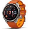 GARMIN FENIX 9 PRO Inreach 47mm Titanio con cinturino in silicone Orange Art.010-04336-01