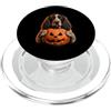 Halloween Pumpkin ESS Dog Owner Gifts Springer Spaniel Inglese Halloween Cane Jack O Lanterna Faccia PopSockets PopGrip per MagSafe