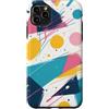Cute Colorful Pattern Gifts Custodia per iPhone 11 Pro Max Astratto Geometrico Memphis Pattern Arte Colorata