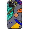 Kidcore Cartoon Style Solar System Gifts Custodia per iPhone 11 Pro Kidcore del sistema solare di arte spaziale variopinta di UFO dei pianeti del
