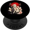 Sushi Techwear Tokyo Noodles Japanese St Otaku Kawaii Anime Manga Samurai Ramen Y2K Cyberpunk Japan PopSockets PopGrip Adesivo