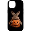 Halloween Rabbit Lover Jackolantern Pump Custodia per iPhone 14 Coniglio Halloween AAA Lover Jack O Lanterna Viso Zucca