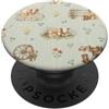Cozy Countryside Farm Life Design Studio Longhorn - Stivali da sella in vitello, motivo: mucca PopSockets PopGrip Adesivo