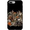 Funny Hunting Back To School Deer Huntin Custodia per iPhone 7 Plus/8 Plus Hunting Back To School - Zaino mimetico per studenti e cacciatori di cervi