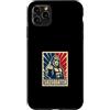 Sasquatch Bigfoot Mountain Humor Custodia per iPhone 11 Pro Max Sassquatch Sassy Bigfoot Dito medio Umorismo montagna
