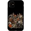 Funny Hunting Back To School Deer Huntin Custodia per iPhone 11 Hunting Back To School - Zaino mimetico per studenti e cacciatori di cervi