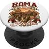 Italy La Dolce Vita Italian Rome Souveni Roma Italia Patrimonio Italiano Travel PopSockets PopGrip Adesivo