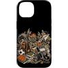 Funny Hunting Back To School Deer Huntin Custodia per iPhone 14 Hunting Back To School - Zaino mimetico per studenti e cacciatori di cervi