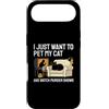 Cat Murder Show Humor Custodia per iPhone Air Pet My Cat and Watch Murder Show Divertente regalo per gli amanti dei gatti