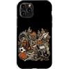 Funny Hunting Back To School Deer Huntin Custodia per iPhone 11 Pro Hunting Back To School - Zaino mimetico per studenti e cacciatori di cervi