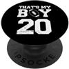 Leggende dello sport Questo è il mio ragazzo Football 20 PopSockets PopGrip Adesivo