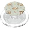 Cozy Countryside Farm Life Design Studio Longhorn - Stivali da sella in vitello, motivo: mucca PopSockets PopGrip per MagSafe