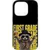 Teacher & Classroom Co. Custodia per iPhone 14 Pro Primo Grado Insegnante Raccoon torna a scuola