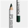 LOVRÉN MAKE UP HP5 METALLIC GREEN MATITA OCCHI LONG LASTING 24H COLORE VERDE METALLIZZATO