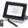 Aigostar Faro proiettore Led 20W Nero da esterno IP65 RGB luce regolabile e dimmerabile con telecomando Aigostar