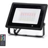 Aigostar Faro proiettore Led 30W Nero da esterno IP65 RGB luce regolabile e dimmerabile con telecomando Aigostar