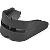 LEONE 1947, Paradenti Double, Unisex - Adulto, Nero, Taglia Unica, PD515