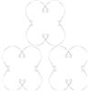 Healeved 2 Set Supporti per Tasche da Biliardo in Lega di Alluminio Argento | Accessori per Tavolo da Biliardo, Compatibilità, Installazione Rapida, per Sala Giochi Interna