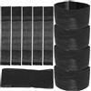 Uonlytech 25 Pezzi Bracciale da Lutto Nero Regolabile in Poliestere | Uso Formale e Commemorativo, Comfort Elastico, Resistente allo Sbiadimento