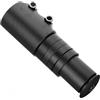 DEARMAMY Rialzo per Manubrio Bici in Lega di Alluminio 28,6mm Nero | Bici Elettrica e Mountain Bike, Bloccaggio Sicuro, Montaggio senza Attrezzi, Postura Comoda