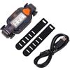 Cabilock Lampada da Pesca a Sensore LED USB per Canna da Pesca Nero