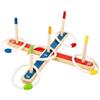 Milageto Gioco di Precisione con Anelli Educativo | Punteggi Stampati Sulla Base, Gioco con Anelli e Bastoncini, Giocattolo, per Casa, Bambini, Famiglie