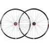 KUNYOS Set di Ruote per Bicicletta da 26/27,5/29, Freno A Disco in Lega di Alluminio 32H per Ruote MTB, Mozzi Casstte 8-11 velocità, Rosso,29inch