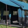 KTHLBRH Tenda Familiare 4 Persone Verde e Bianco 324 x 255 x 230 cm