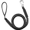 Poystng Dock Tie off Line per Canoa e Piccole | 48 in corda ormeggio estensibile con connessione a strappo