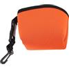 Toyvian Sacchetto Portatile per Pulizia Palline da Golf Moschettone, Neoprene | Design Staccabile, Uso All'aperto, Accessorio per Appassionati di Golf, Stile Vivace Arancione