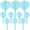 DEARMAMY 10 Pezzi Alette Freccette Standard Blu in Pp, Leggere e Resistenti | Freccette Soft Dart, Riduce la Resistenza Dell'aria, Facile da Trasportare, Accessorio per Gioco