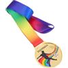 Hemobllo 2 Pezzi Medaglia Oro Originale per Gara Sportiva, Lega di Zinco