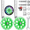 Jiahuade Ruote Ausiliarie per Biciclette per Bambini,Stabilizzatore Rotelle Bambini,Training Wheels,Rotelle Regolabili per Bici,Rotelle Universali per Bicicletta per 12 14 16 18 20 Pollice