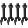 The Lord of the Tools 4 pezzi Arrow Rest Bow Rest Ricambio Ricurvo Arco Freccia Resto Vite Su Freccia Resto Tiro Con L'arco Accessori per Archi Ricurvi Dritto Disegnare Archi Nero