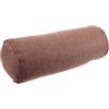 DOITOOL Cuscino Yoga Cilindrico Multiuso in Cotone Lino, Supporto Comodo | Schiena e Piedi, Imbottitura in Cotone Perlato, Stile Semplice, Colore Caffè
