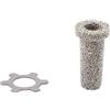 NEIQIUWING Regolatore di immersione, inserto filtro in acciaio inox, 10 x 18 mm | L'inserto filtro in acciaio inox protegge in modo affidabile il nucleo della valvola del regolatore di immersione da sporco e