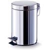 Zeller 18433 Pattumiera in acciaio INOX, 3 Litri, 16,9 x 25,5 cm