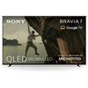 Sony BRAVIA 7 QLED (XR l Mini LED) 85 pollici 4K HDR Google Smart TV Gaming menu