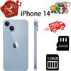 Apple iPhone 14 128GB (Sbloccato) Nero Bianco Rosso Blu Viola 💎Garanzia 24 MESI