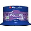 Verbatim DVD+R Double Layer 8x 8.5 GB 240 Min 50 Pack Spindle Confezione