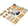 RC 1/12 Upgrade Full Metal Kit Pull Rod per WLtoys 144001 124019 Crawler Ricambi