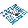 RC 1/12 Upgrade Full Metal Kit Pull Rod per WLtoys 144001 124019 Crawler Ricambi