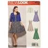 New Look Cartamodello 6390: Abiti da Donna con Gonna Lunga e Bolero, Taglia A, A (8-10-12-14-16-18)